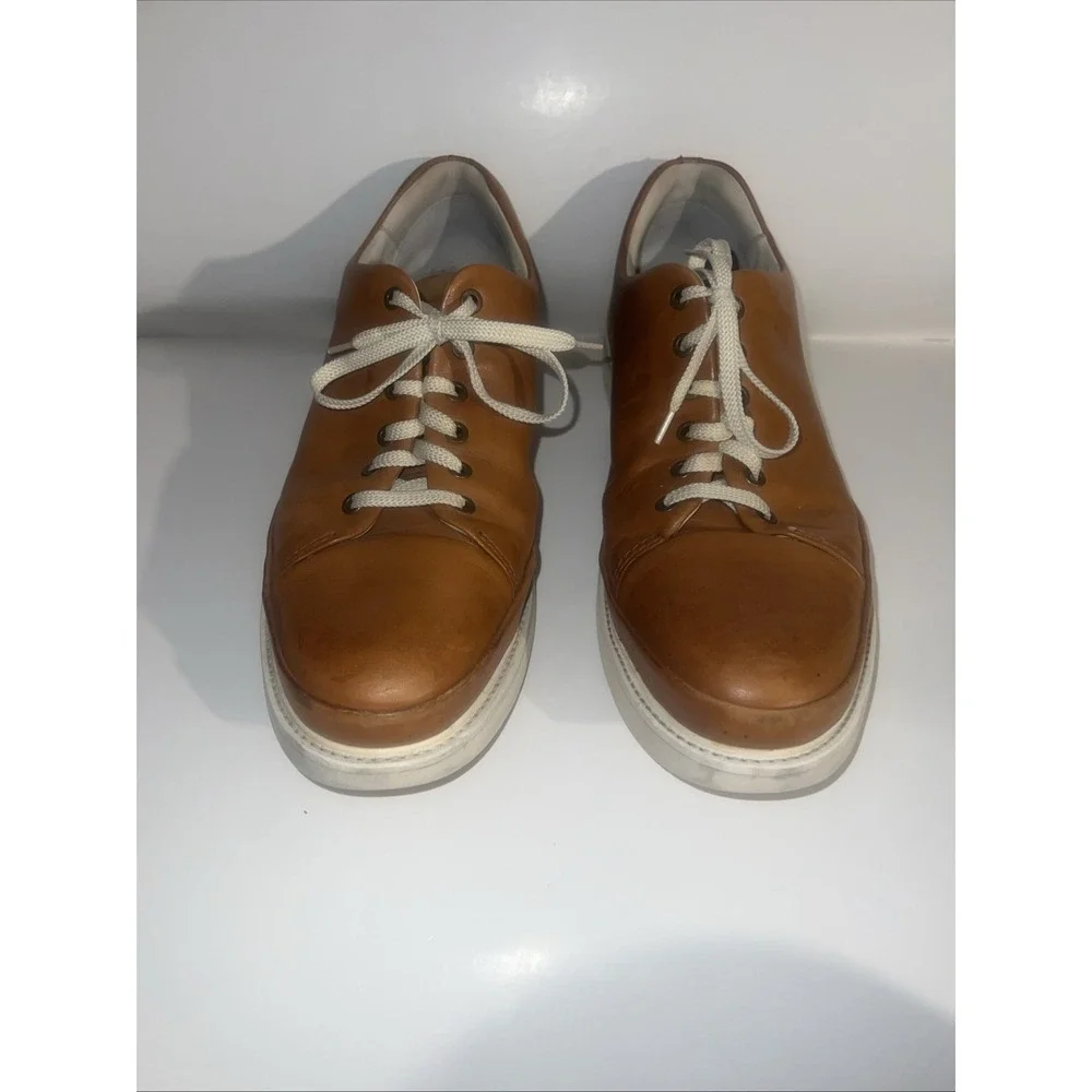 Mens Causal Leather Samuel Hubbard Fast Shoes Size 13 Vibram Sole Casual Sneaker